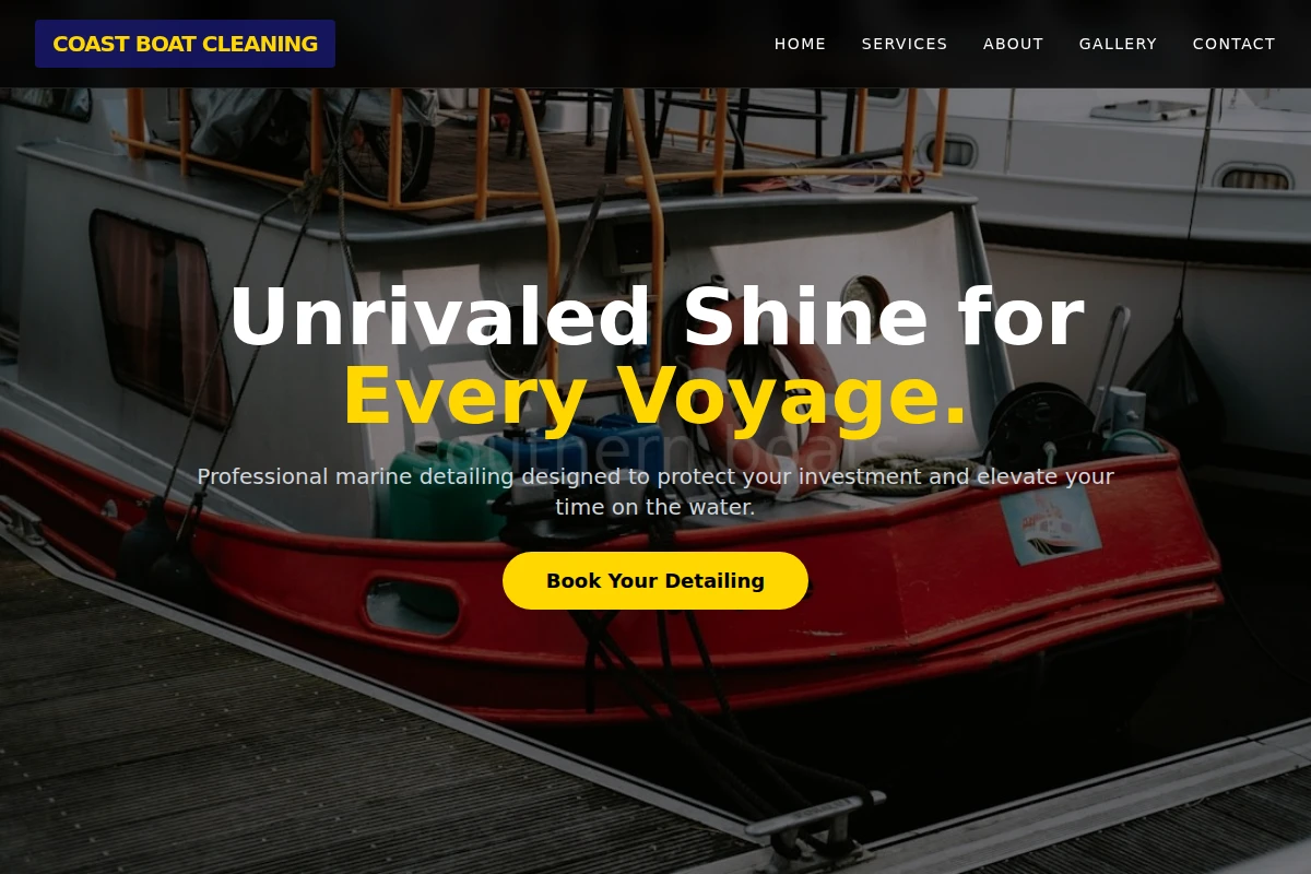 Coast Boat Cleaning
