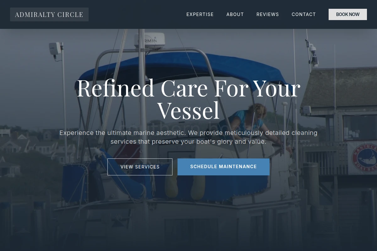 Nautical Boat Cleaning