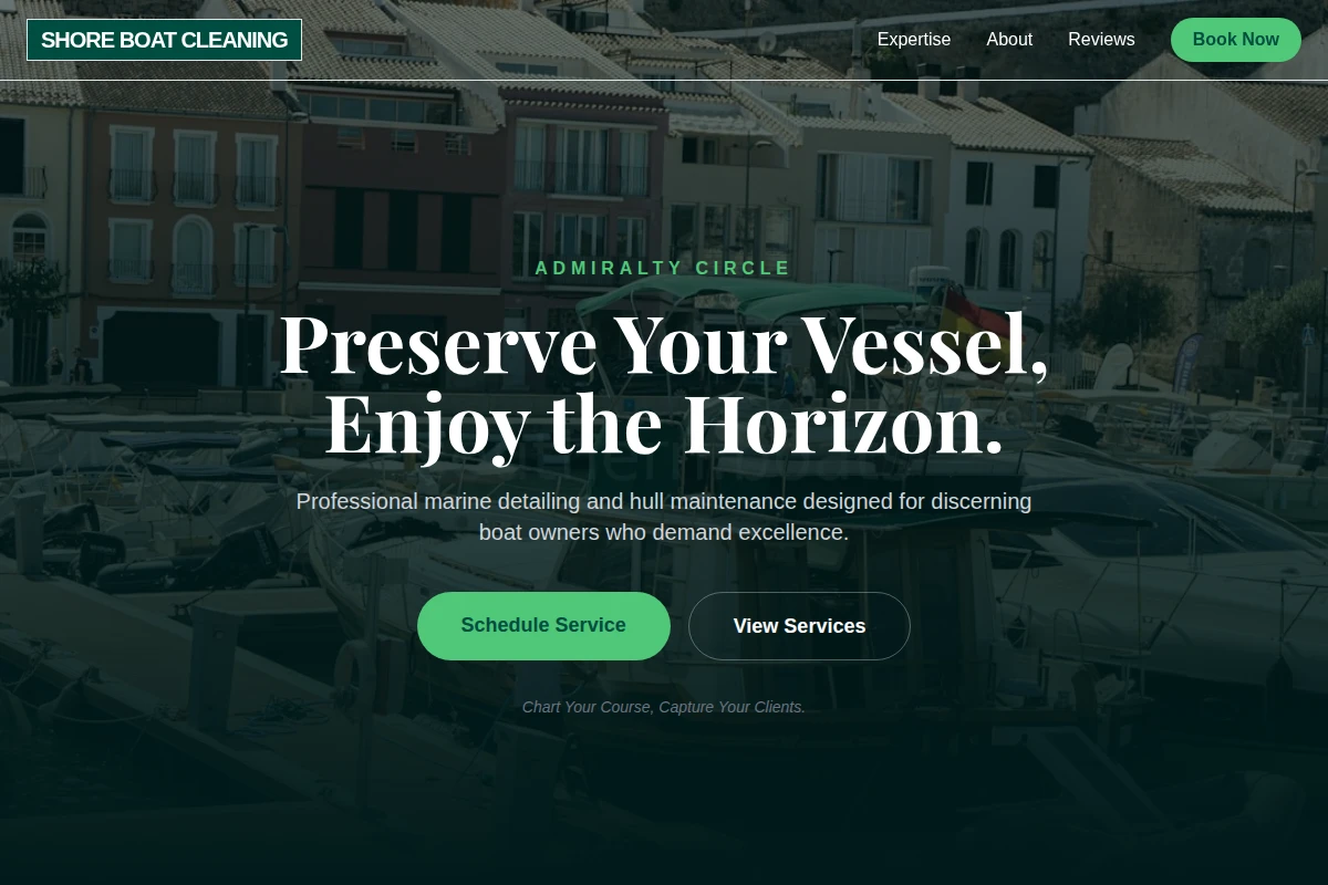 Shore Boat Cleaning