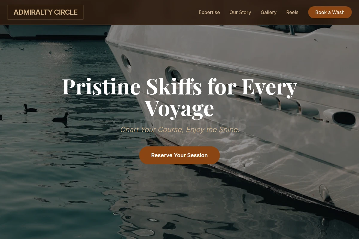 Skiff Boat Cleaning