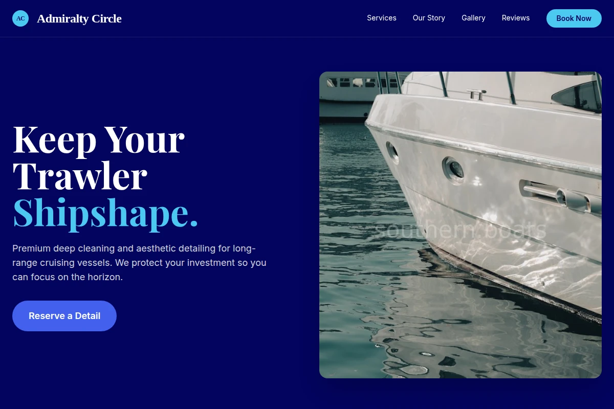 Trawler Boat Cleaning