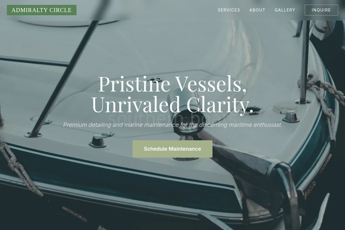 Anchor Boat Cleaning
