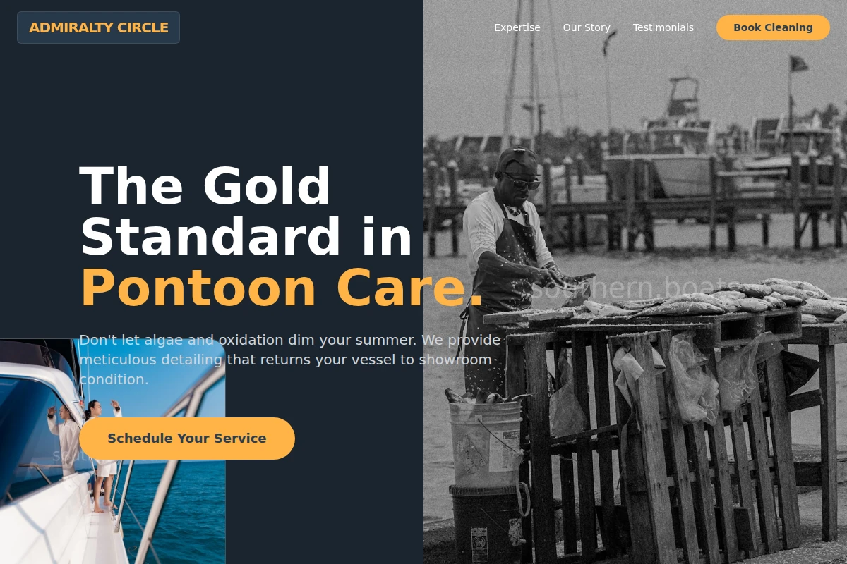 Pontoon Boat Cleaning