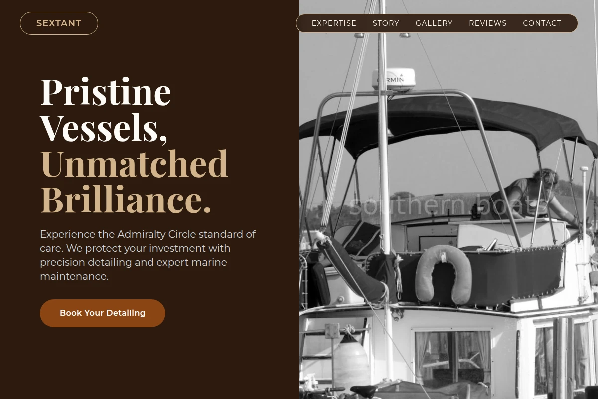 Sextant Boat Cleaning