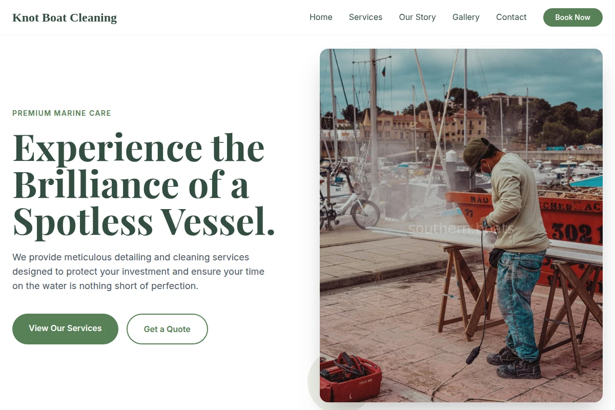 Knot Boat Cleaning