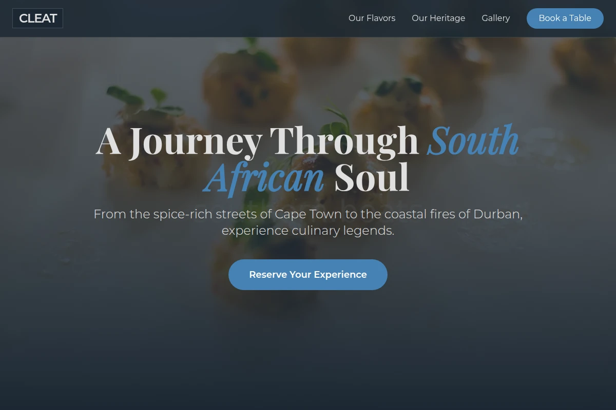 Cleat South African Food