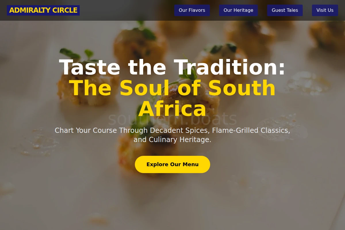 Current South African Food