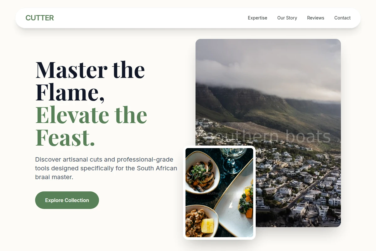 Cutter South African Food