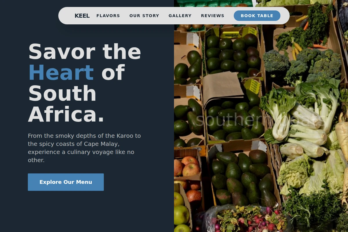 Keel South African Food