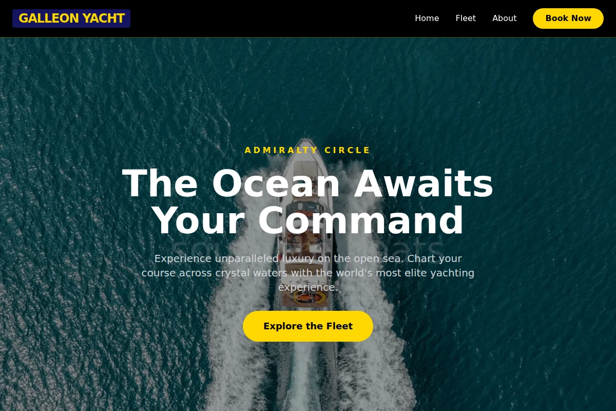 Galleon Yacht