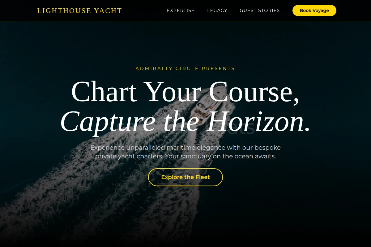 Lighthouse Yacht