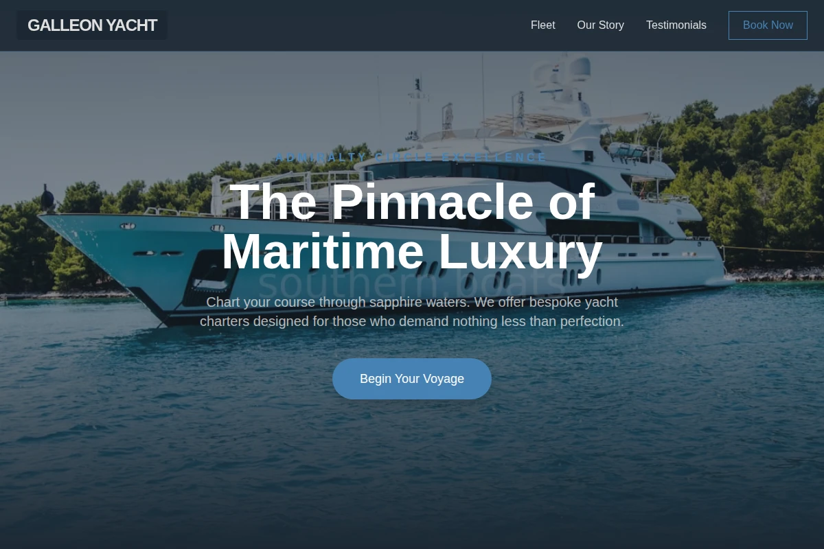 Galleon Yacht